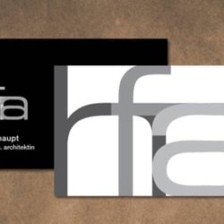 haupt freie architekten. Logoentwurf für ein Architekturbüro.