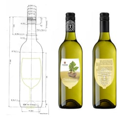 Tikves wine label