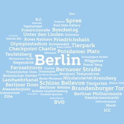 Berlin Typo Poster