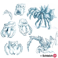 Schleich Eisspinne – Concept Art