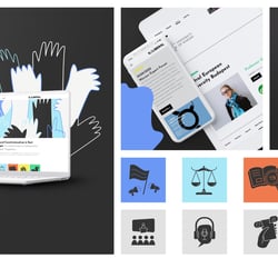 Illustration und Weblayout