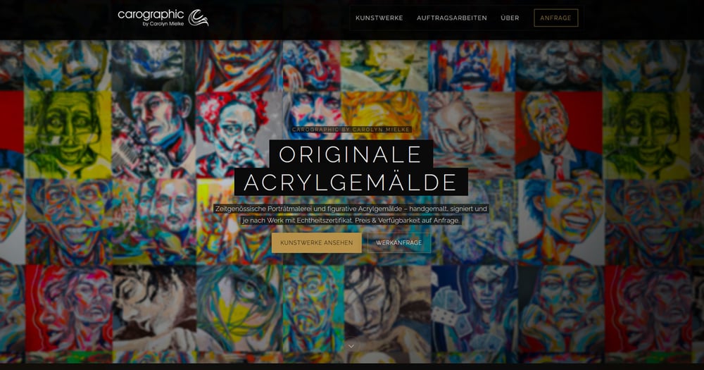 Pop Art & contemporary – Malerei von carographic by Carolyn Mielke
