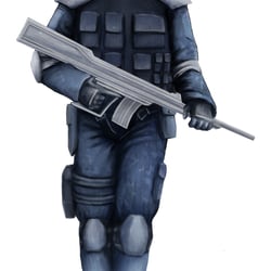 Characterdesign Soldat