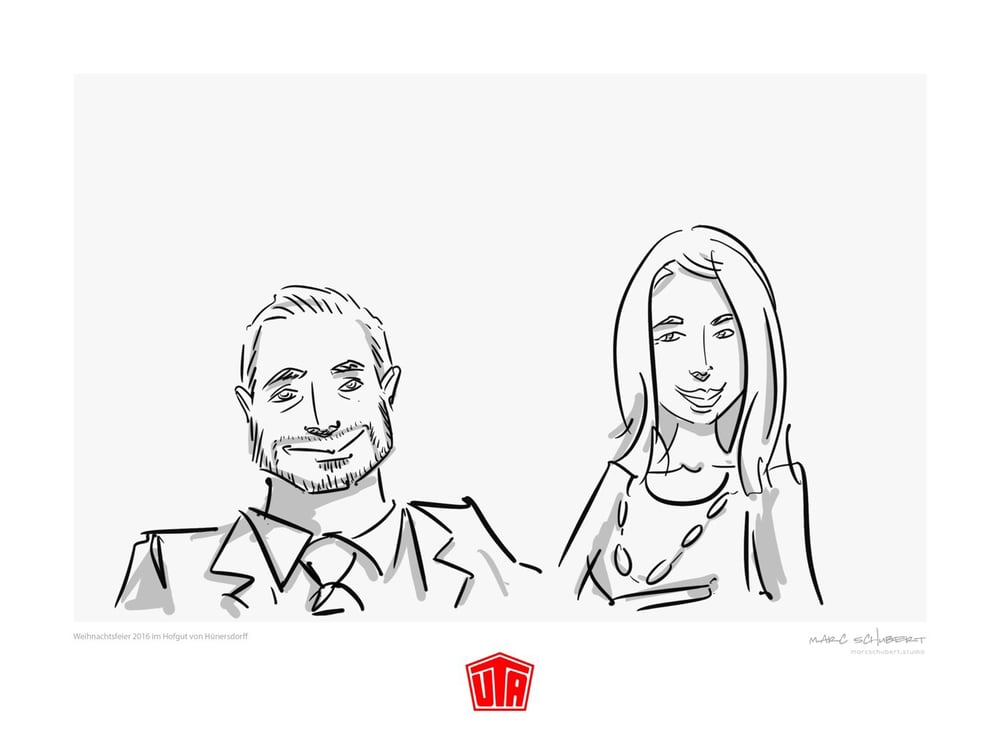 Karikatur Schnellzeichnen – Business Event