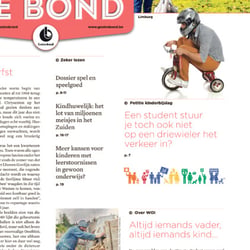 editorial design for two weekly Belgian magazine ’De Bond’