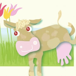 Reader’s Digest Illustration Innenseite „Kuh“