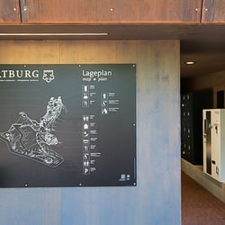 Leitsystem des Weltkulturerbes Wartburg in Thüringen