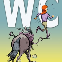 Illustration für ein Schild auf einem Reitstall in Niederösterreich