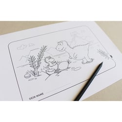 Senckenberg – Ausmalbild 2