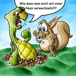 Cartoon: Das Nusskomplott