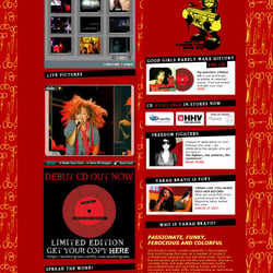 MySpace Profil für Yarah Bravo „Good Girls Rarely Make History“  (10|2008)