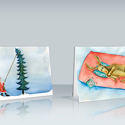 Witzige Weihnachtskarten
