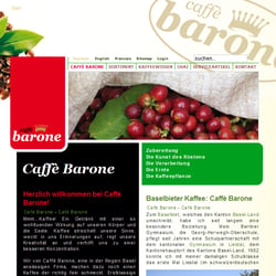 CMS Website, Caffe Barone