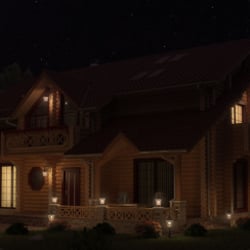 holzhaus visualisierung