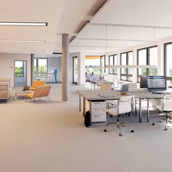 3D-Innenraumvisualisierung Büro