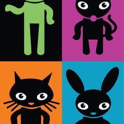 4 Tiere