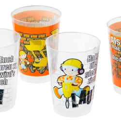 Bob der Baumeister: 4teiliges Mehrwegbecher-Set
