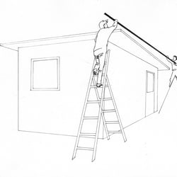 Aufbauzeichnung für einen Container – Detail