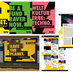 Kampagne Rave the Planet, Konzept und Umsetzung
