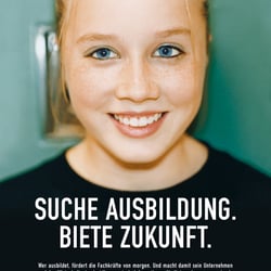 Plakat-Kampagne für mehr Ausbildung
