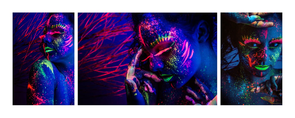 Schwarzlicht Portraits