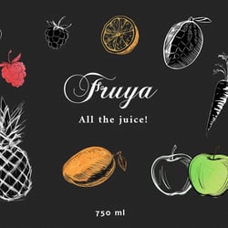 FRUYA Juice Label