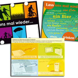 Gestaltung von Postkarten zum Thema „Alte Freunde treffen“