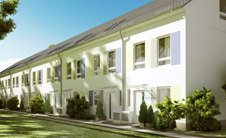Reihenhäuser Visualisierung 1