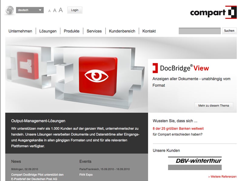 Compart AG – Startseite