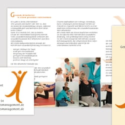 Logoentwicklung, CD für Gesundheitsmanagement