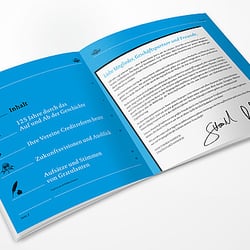 Creditreform – Festschrift „125 Jahre auf sicherem Kurs“