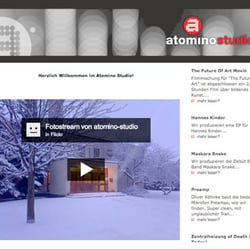 atomino Studio Erfurt Egstedt – Entwurf Website-Header