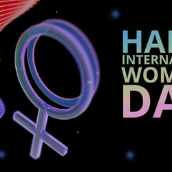 3D-Illustration Internationaler Frauentag