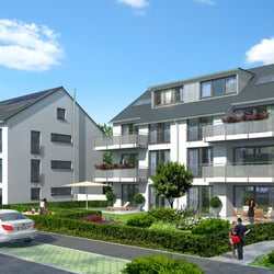 Architekturvisualisierung Mehrfamilienhaus