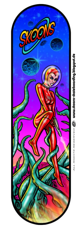 Kill the Beast Skateboard Design