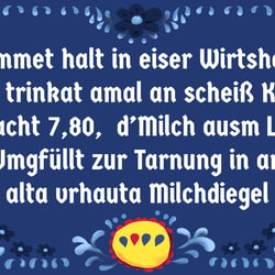 88 Mark – Strophen | Milchdiegl
