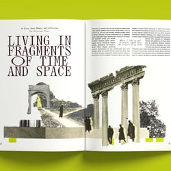 Collage im freien Layoutkontext