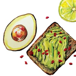 Aquarell // Food Illustration
