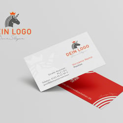 Business Card Mockup Einhorn