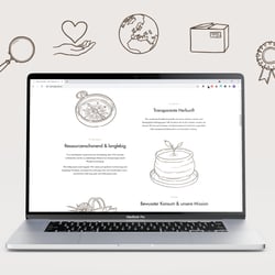 Karma Goods Website Illustrationen