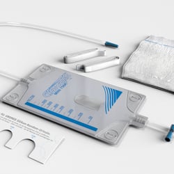 UROMED Urinbeutel, Klettband, Beinbeutelhalter, Messschablone