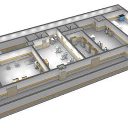 Visualisierung eines Muster-Labors der Firma Sartorius Stedim
