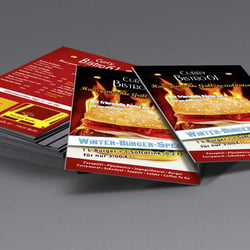 Flyer für „Curry-Bistro“