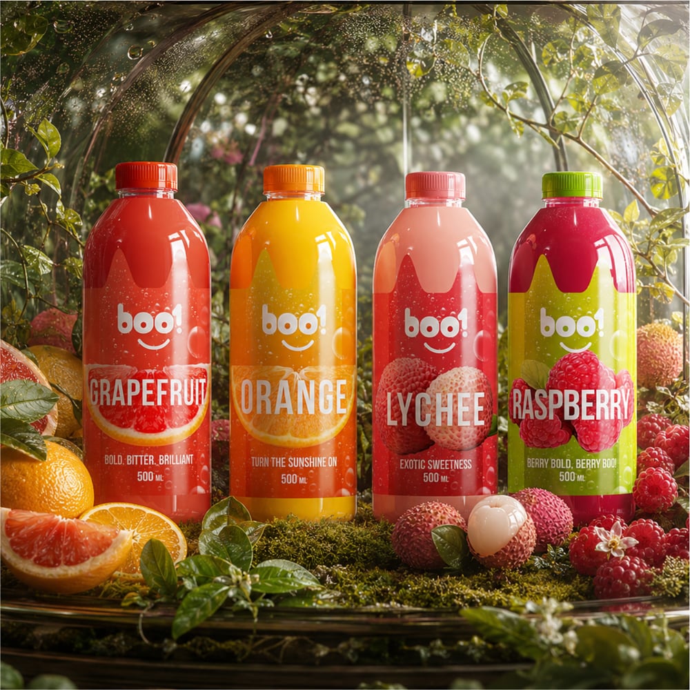 Boo! – Branding & Packaging Design for Fruit Jui