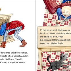 ABC-Buch, K wie Kamin, König, Katze