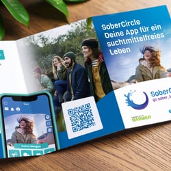 WERBEMATERIAL // App SoberCircle Guttempler in Deutschland e. V.