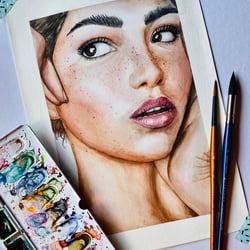 Aquarellportrait