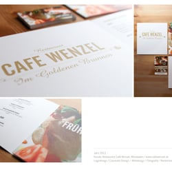 Restaurant – Cafe Wenzel / Corporate Design, Geschäftsausstattung , klassische Werbung