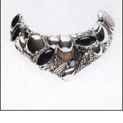 Collier Groß in Silber