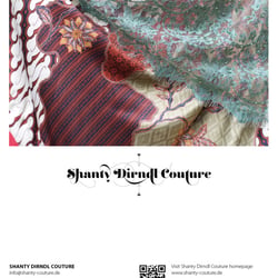 Konzeption und Gestaltung Broschüre für das Modelabel Shanty Dirndl Couture
